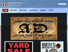Tablet Screenshot of crossroadscarver.com